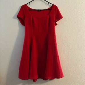 Red Skater Dress